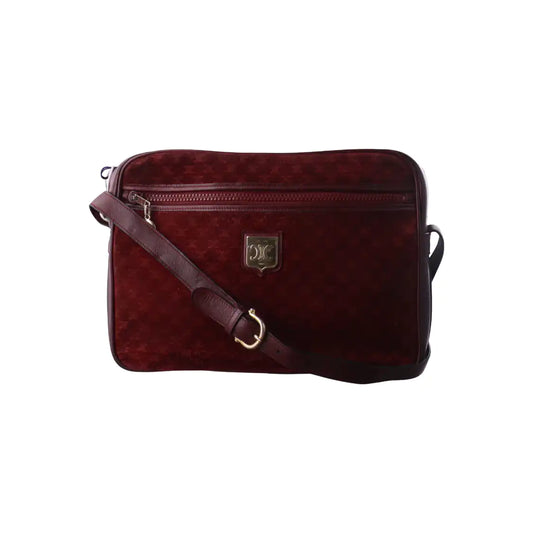 CELINE Colorful Suede Triumph Arch Single Shoulder Bag Crossbody Golden hardware-(SKU)-929188457