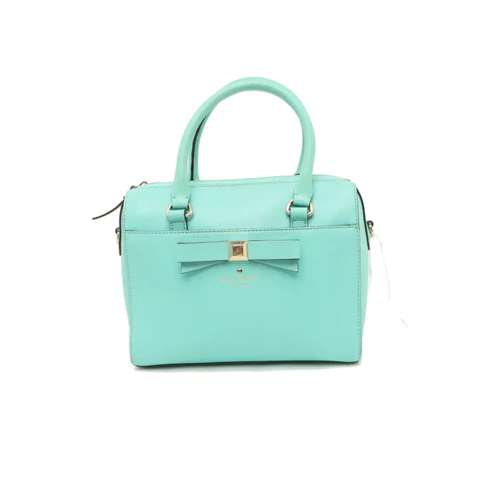 Kate Spade Green leather single shoulder bag handbag crossbody bag Golden hardware Removable shoulder strap-(SKU)-14289698