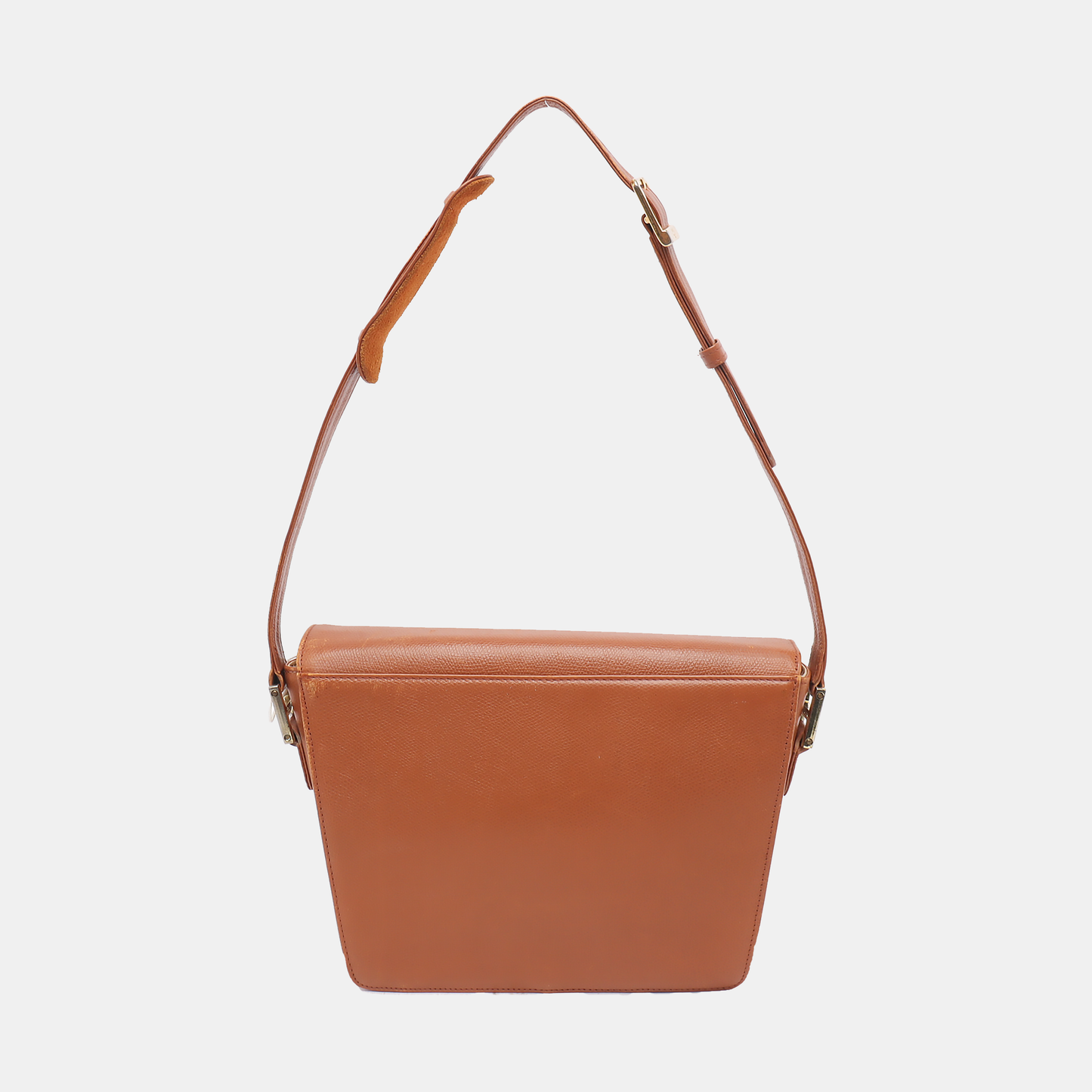MCM Brown Cowhide Single Shoulder Bag Tote Golden hardware-(SKU)-930978260