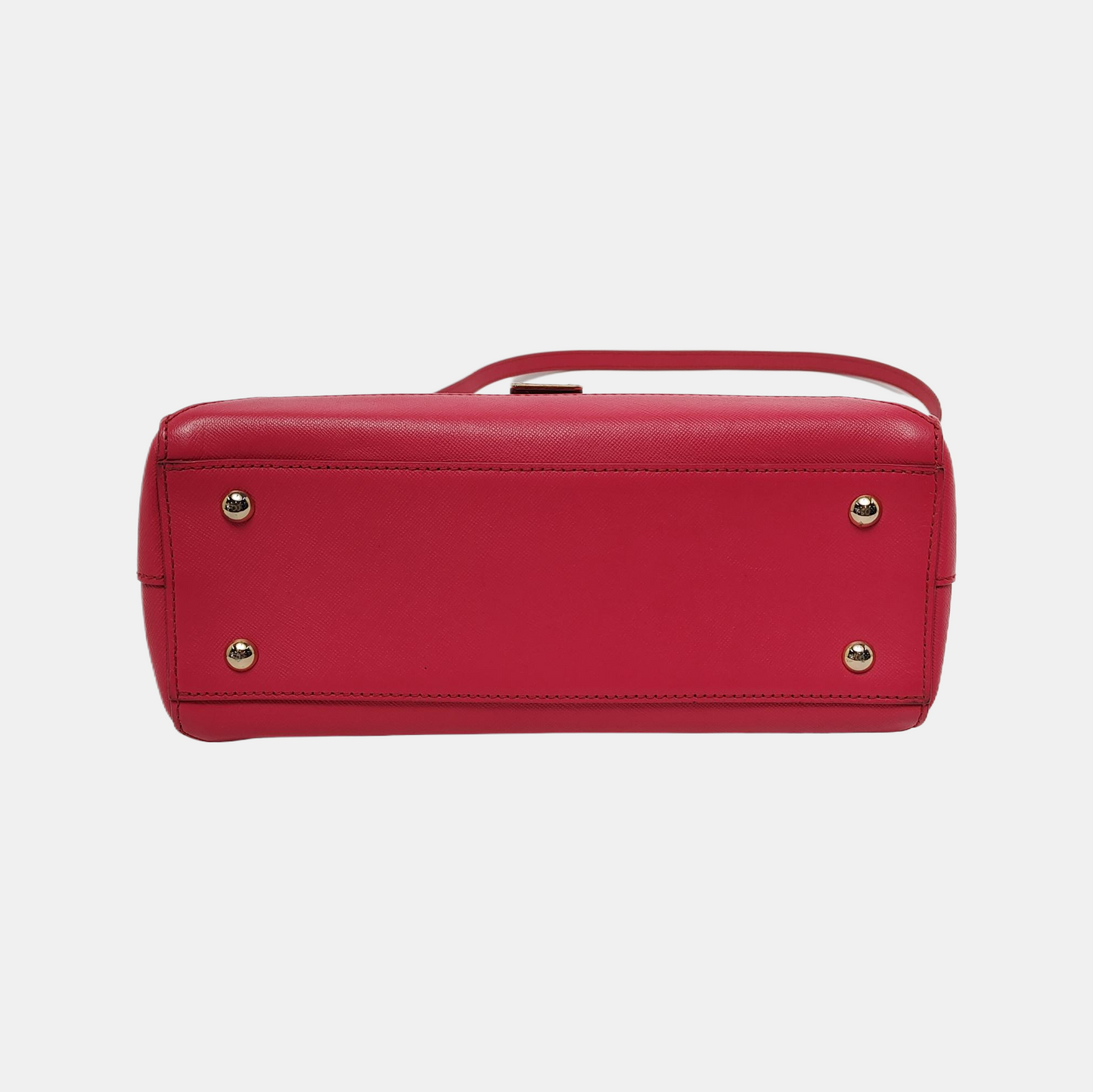 MCM NUOVO Hot Pink Leather Shoulder and Handbag Golden hardware Removable shoulder strap-(SKU)-943468994