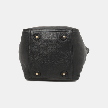 YSL DOWNTOWN CABASBlack Leather Single Shoulder Bag-(SKU)-939374057