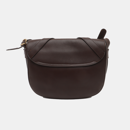 GUCCI Brown Cowhide Single Shoulder Bag Golden hardware Removable shoulder strap-(SKU)-13634891