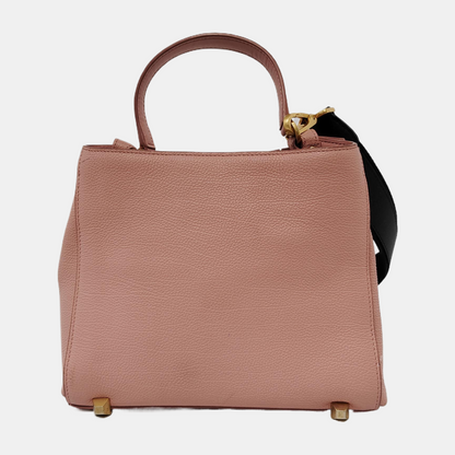 MCM Tote bag Pink Leather Studs Single Shoulder Bag Tote Bag Golden hardware Removable shoulder strap-(SKU)-944137906