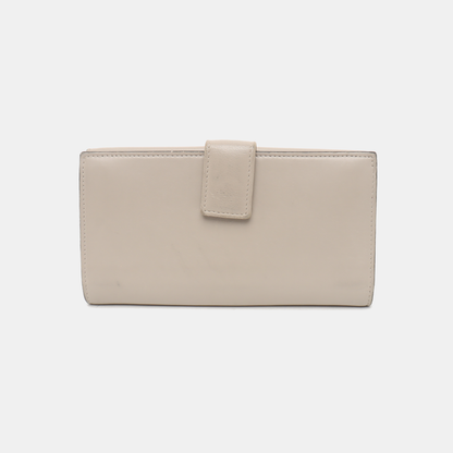 Alexander McQUEEN Gray Sheepskin Wallet Golden hardware-(SKU)-936688253
