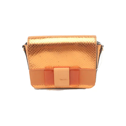BURBERRY Golden Cowhide Sling Bag Single Shoulder Bag Golden hardware Removable shoulder strap-(SKU)-939200575