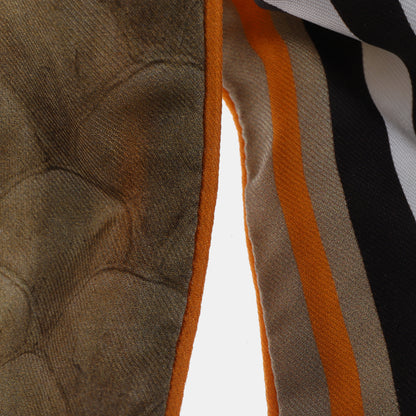 BURBERRY Multicolor silk cashmere scarf-(SKU)-943383797