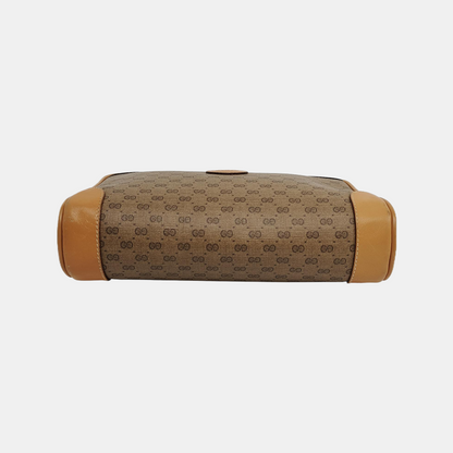 GUCCI Camera Bag Brown Coated Canvas Monogram Handbag Crossbody Single Shoulder Bag Golden hardware-(SKU)-945952111