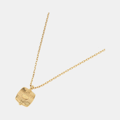GIVENCHY Gold Alloy Artificial Crystal Embedded Necklace Length46cm-(SKU)-942285357