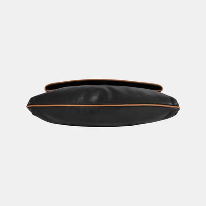 CELINE MACADAM CLUTCHES Black Cowhide Clutch Golden hardware-(SKU)-943509063