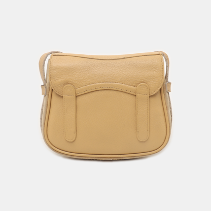 GUCCI Khaki Calf Leather Crossbody Shoulder Bag Golden hardware-(SKU)-935860527