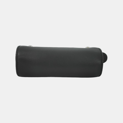 LOEWE Black Leather Studs Wallet Silver Hardware-(SKU)-943658143