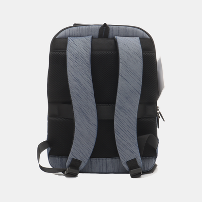 Samsonite Dark Blue Fabric Backpack Ruthenium color hardware-(SKU)-933357500