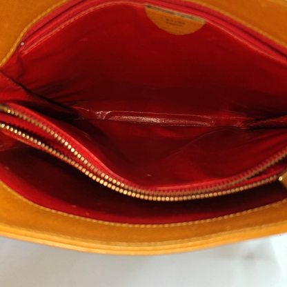 CELINE Brown Cowhide Single Shoulder Bag Golden hardware-(SKU)-944792224