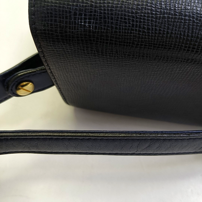 GIVENCHY Box Bag Black Cowhide Embossed Handbag Golden hardware Removable shoulder strap-(SKU)-944013708