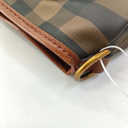 BURBERRY Northfield Brown Coated Canvas Single Shoulder Bag Handbag Crossbody Bag Golden hardware-(SKU)-959101361