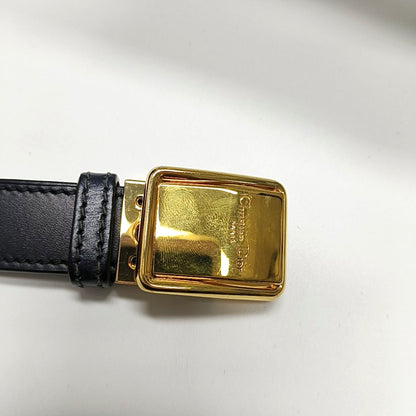 DIOR 30 Montaigne Blue Canvas Monogram Embossed Montaigne Bag Shoulder Bag with Detachable Strap-(SKU)-970899095