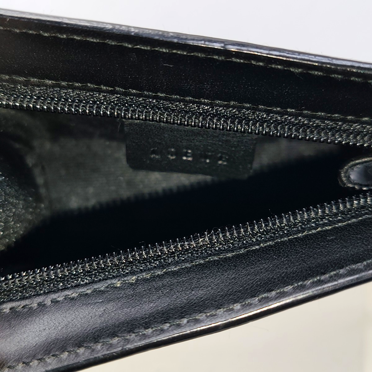 LOEWE Black Leather Studs Wallet Silver Hardware-(SKU)-943658143