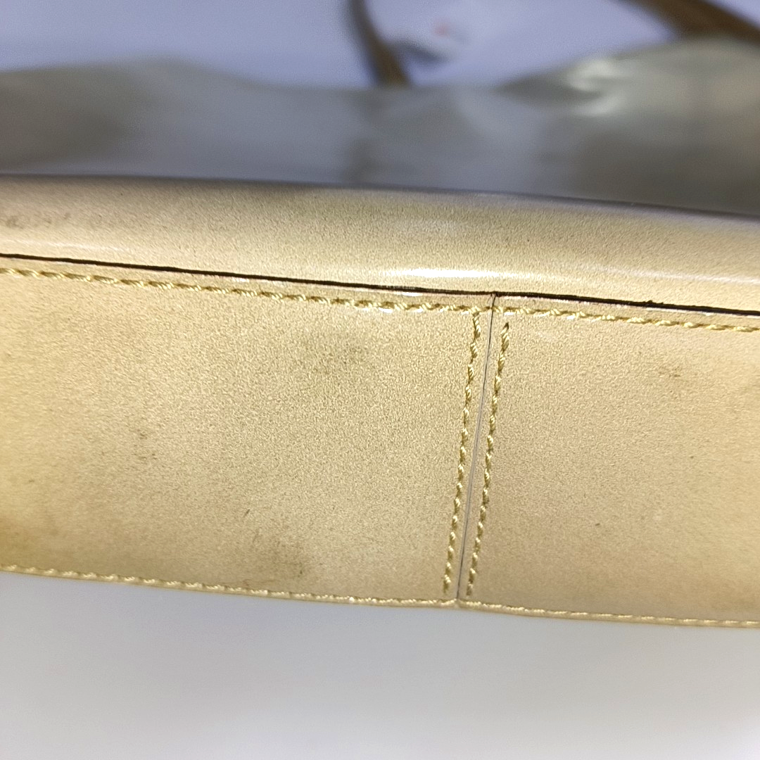 PRADA Beige Leather Single Shoulder Bag Silver Hardware-(SKU)-932498000