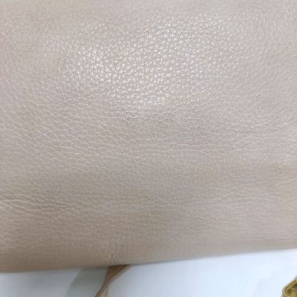 TORY BURCH Britten Light Pink Leather Crossbody Bag Single Shoulder Bag Silver Hardware Removable shoulder strap-(SKU)-942795681