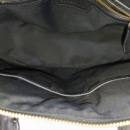 BURBERRY Tote bag Black Cowhide Embossed Single Shoulder Handbag Tote Bag Crossbody Bag Golden hardware Removable shoulder strap-(SKU)-14450075