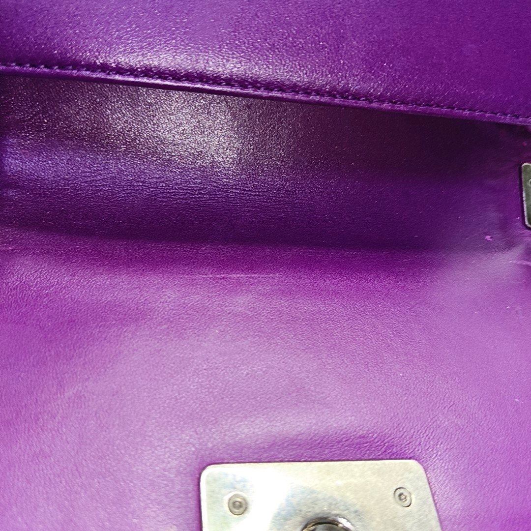 CHANEL BOY CHANEL Small Pink Pearl Fish Leather Quilted Diagonal Shoulder Bag with Detachable Strap-(SKU)-958631912