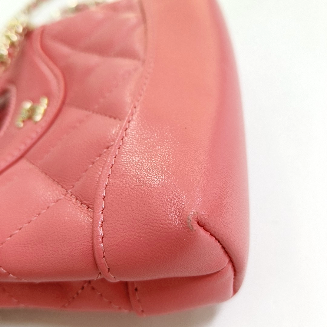 CHANEL CHANEL 31 Pink Lamb Skin Quilted Shoulder Bag with Detachable Strap, Gold Hardware-(SKU)-958910268