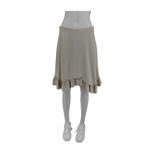 Chloé Mcode Summer Beige Acetate Fiber Women's Short Skirt-(SKU)-943134628