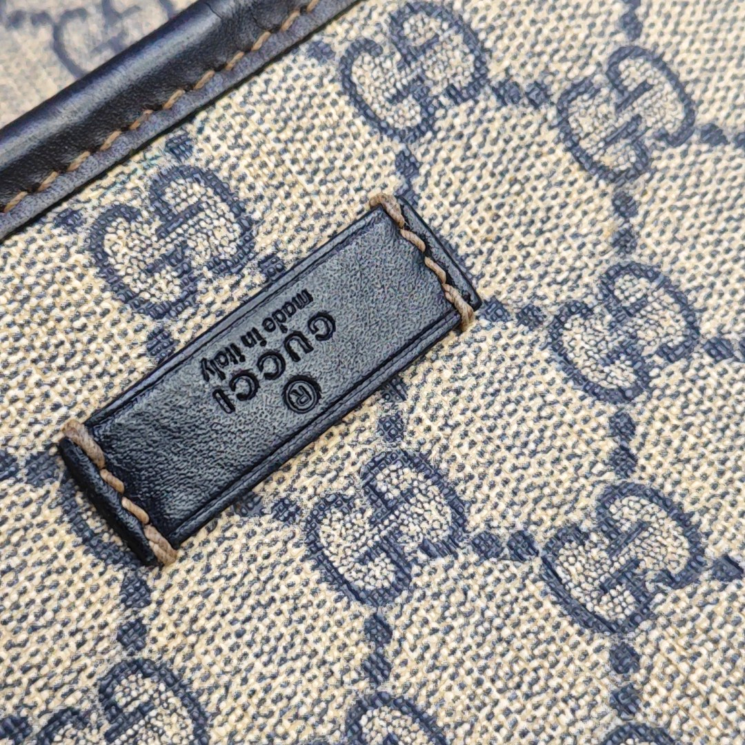 GUCCI Khaki Coated Canvas Old Flower Single Shoulder Bag Crossbody Bag Golden hardware-(SKU)-956510799