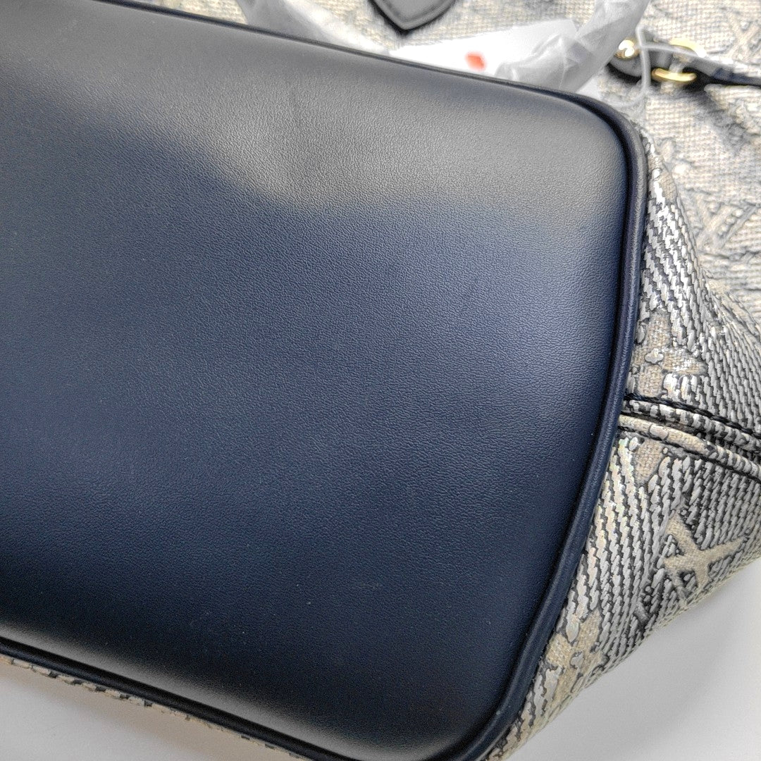 LOUIS VUITTON NEVERFULL Medium Multicolor Canvas Monogram Jacquard Shopping Tote Shoulder Bag Tote Bag Gold Hardware Pockets-(SKU)-968118019