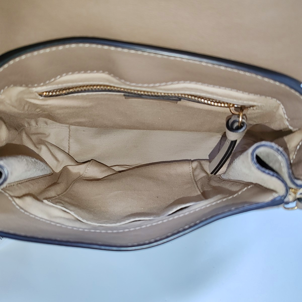 Chloé Faye Gray cowhide backpack Golden hardware shoulder straps-(SKU)-959392600