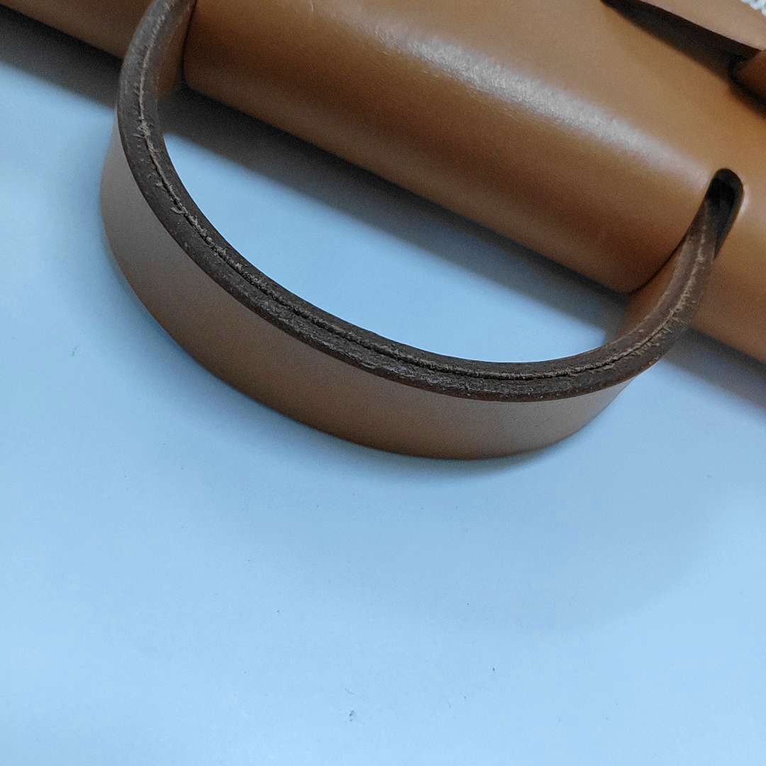 HERMÈS Herbag Small Milkshake White Canvas Backpack Handbag with Silver Hardware 🄷 Mark-(SKU)-953760184