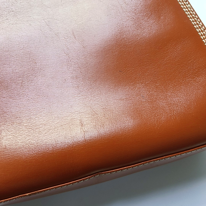 LOEWE Brown Cowhide Quilted shoulder bag Golden hardware-(SKU)-946671303