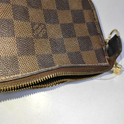 LOUIS VUITTON ACCESSOIRES mini Brown Coated Canvas Checkerboard Pattern Small Mahjong Tote Handbag Golden hardware-(SKU)-946539178