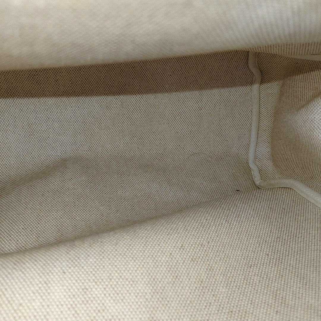 HERMÈS Herbag 39 Milkshake White Canvas Shoulder Bag Tote with Detachable Strap-(SKU)-970841956