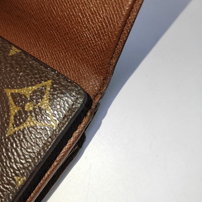 LOUIS VUITTON LUDLOW Brown coated canvas vintage wallet Golden hardware-(SKU)-938172821