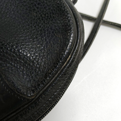 DIOR Black Coated Canvas Crossbody Bag Single Shoulder Bag Silver Hardware-(SKU)-945838220
