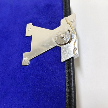 LOUIS VUITTON BUCI Black EPI Calfskin Water Ripple Pattern Single Shoulder Bag Crossbody Handbag Silver Hardware Removable Shoulder Strap Complete Accessories-(SKU)-964733197