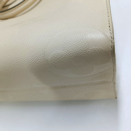 LOUIS VUITTON ONTHEGO Medium-sized Beige Leather Monogram Embossed Jungle Bag Shoulder Bag Tote Bag Golden Hardware-(SKU)-966297097