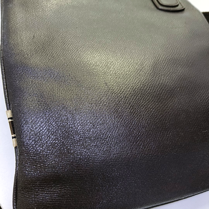 FERRAGAMO Dark Brown Calfskin Single Shoulder Tote Bag Crossbody Bag Golden hardware-(SKU)-943478247
