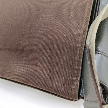 LOUIS VUITTON ROMAN Grey Cowhide Crossbody Bag Silver Hardware-(SKU)-954717295