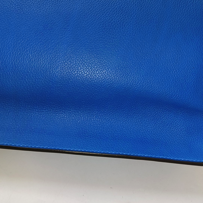 HERMÈS Etribelt Tanzanian Blue Evercolor Leather Tote Bag Silver Hardware 🅀 Stamp-(SKU)-931664662