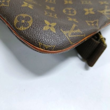 LOUIS VUITTON BOSPHORE Brown Coated Canvas Monogram Single Shoulder Bag Crossbody Golden hardware-(SKU)-950950997