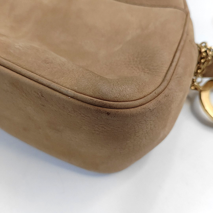 CELINE Brown Leather Crossbody Single Shoulder Bag Golden hardware-(SKU)-953952242