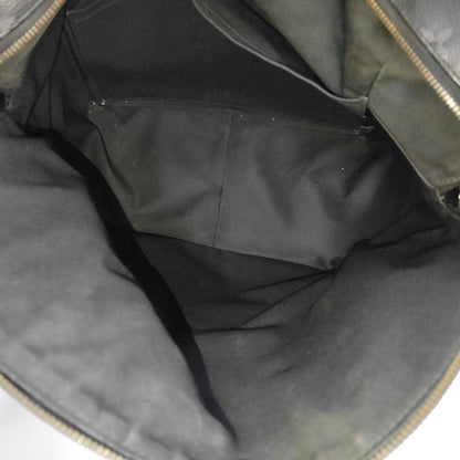 LOUIS VUITTON DISCOVERY Dark Gray Coated Canvas Monogram Printed Backpack Tote Bag with Silver Hardware-(SKU)-969984288