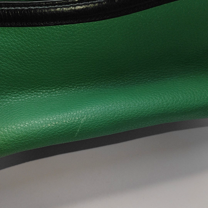 COACH Camera Bag Green Leather Printed Carriage Crossbody Shoulder Bag Handbag Silver Hardware Removable shoulder strap-(SKU)-935012014