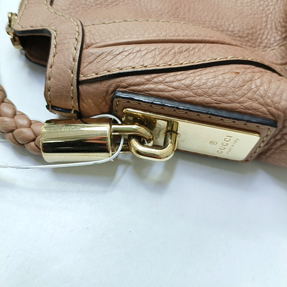 GUCCI Bella Brown Cow Leather Bamboo Tassel Single Shoulder Bag Golden hardware-(SKU)-953466112