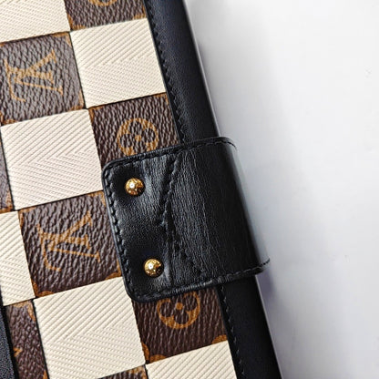 LOUIS VUITTON PETITE MALLE Brown Coated Canvas Monogram Crossbody Shoulder Bag Golden Hardware Removable Strap-(SKU)-969285537