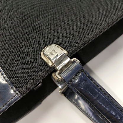 DIOR Tote bag Black Fabric Single Shoulder Bag Silver Hardware Pouch detachable shoulder strap-(SKU)-929190229