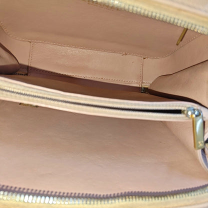 CHANEL FILIGREE Medium Beige Quilted Lambskin Shoulder Bag, Gold Hardware, 24 Flap-(SKU)-968247914