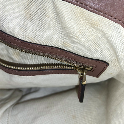 GUCCI Microguccissima Beige Cowhide Monogram Jacquard Shoulder Bag Crossbody Bag Golden hardware-(SKU)-958831820